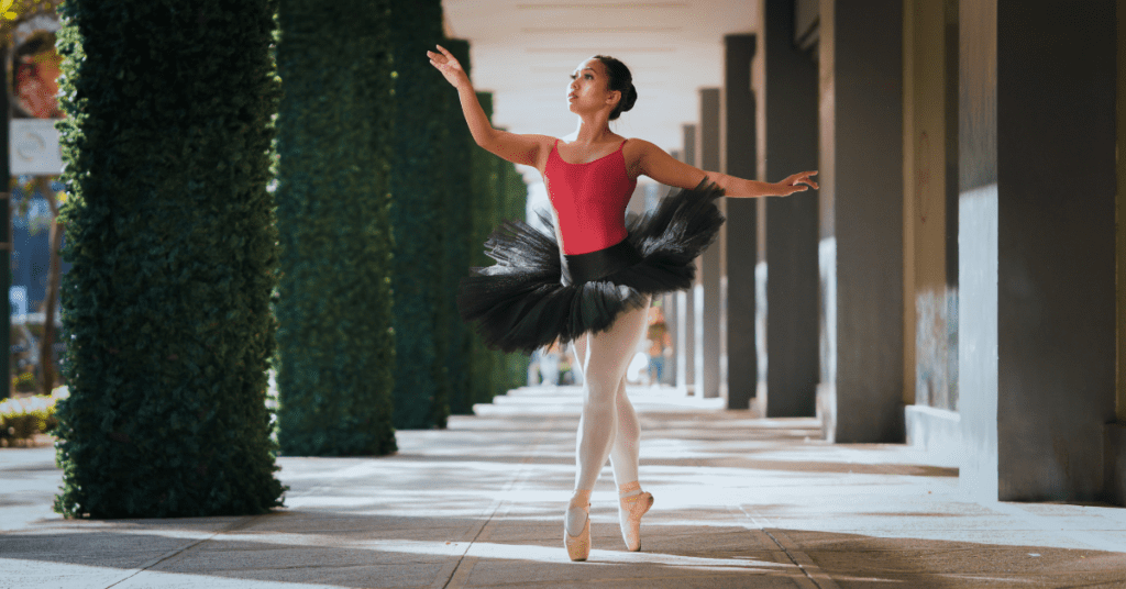 balletic pose