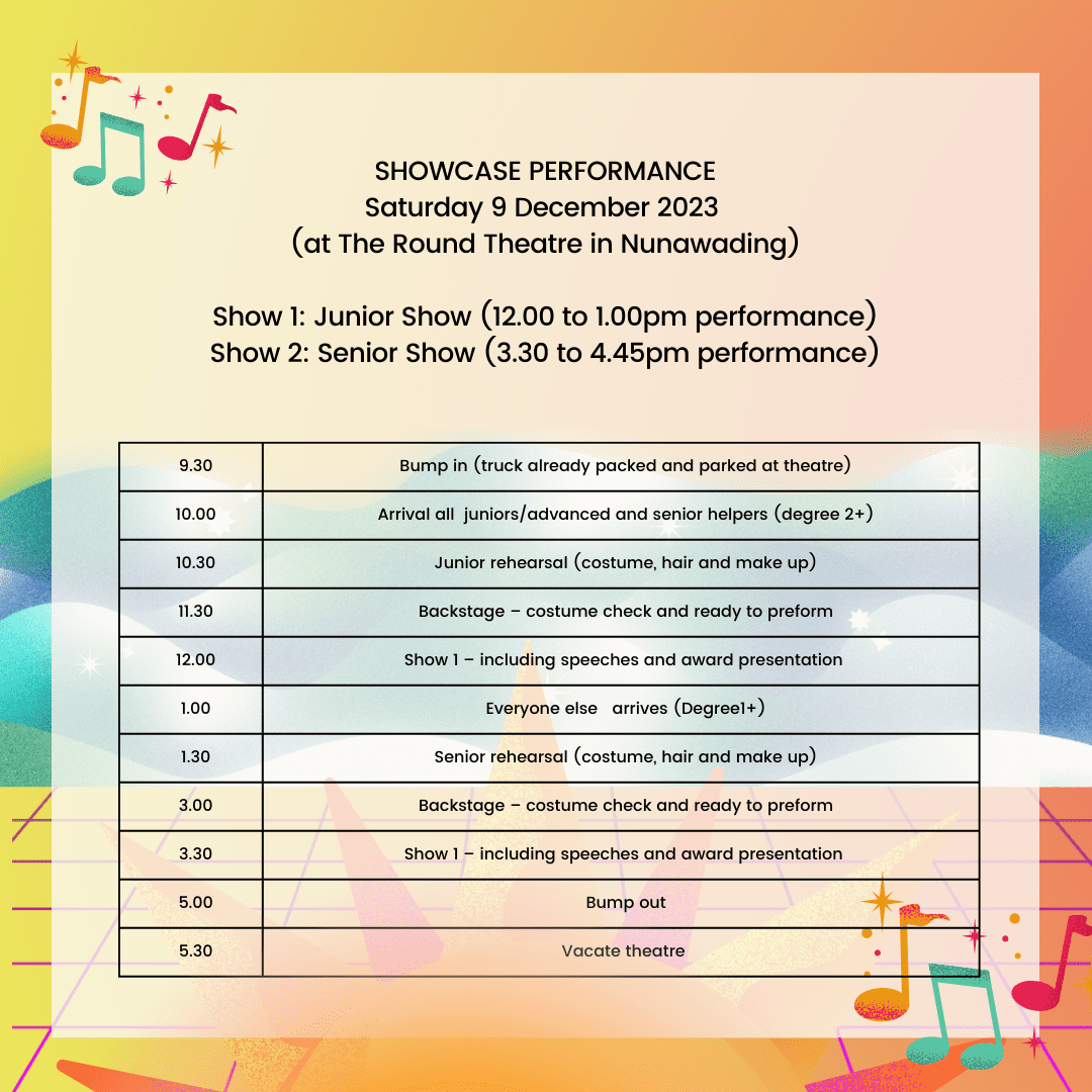 timetable theatre
